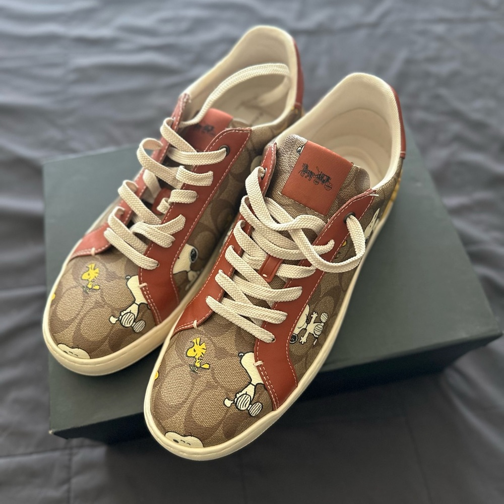 Coach X Peanuts Clip Low Top Sneaker